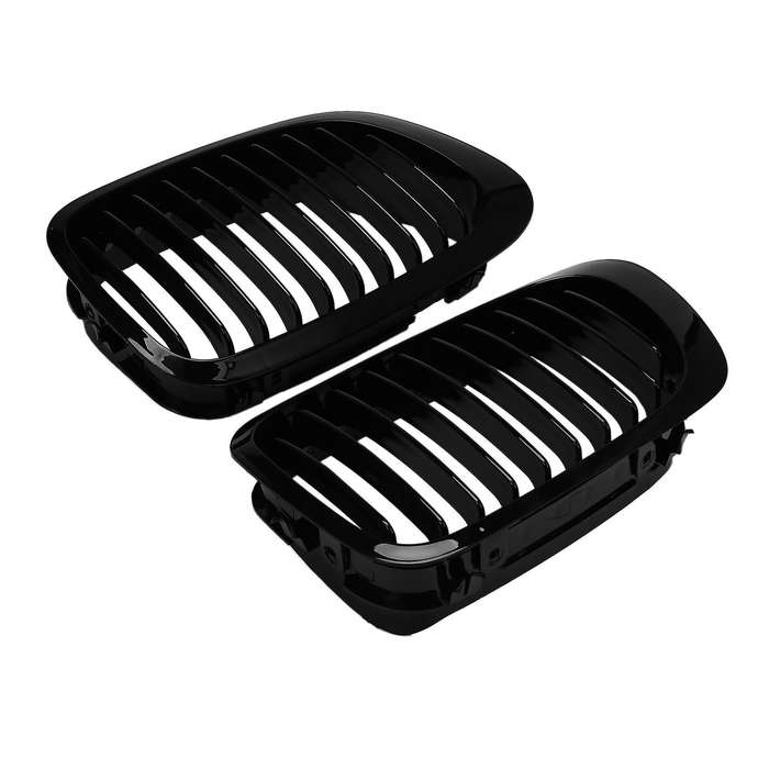 Car Front Kidney Grille 51138208685 51138208686 for 3-Series E46 Coupe 1999 2000 2001 2002 2003 Pre-