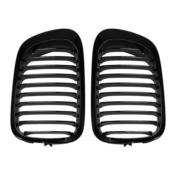 Car Front Kidney Grille 51138208685 51138208686 for 3-Series E46 Coupe 1999 2000 2001 2002 2003 Pre-