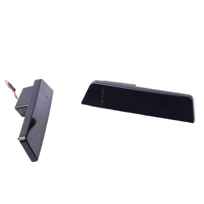 Car Front LED Side Reflector Marker Lamp Parking Warning Light for 2007-2014 Black