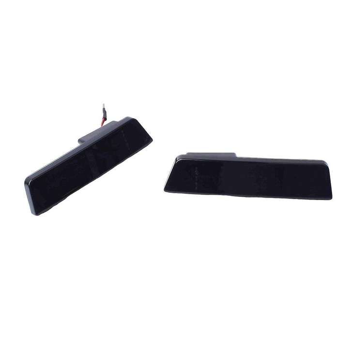 Car Front LED Side Reflector Marker Lamp Parking Warning Light for 2007-2014 Black