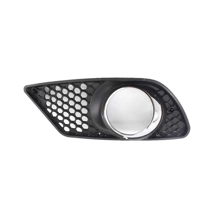 Car Front Left Bumper Fog Light Grille Fog Lamp Cover with Chrome for C-class W204 2008-2010