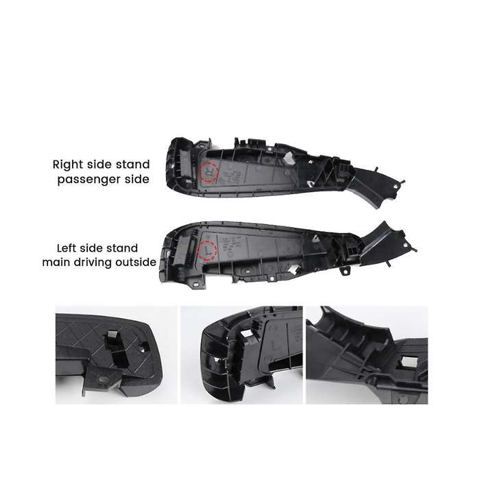 Car Front Left Seat Side Bracket Alloy Plastic Cover for 5 7 Series 520 730 X5 X6 Car Accessories