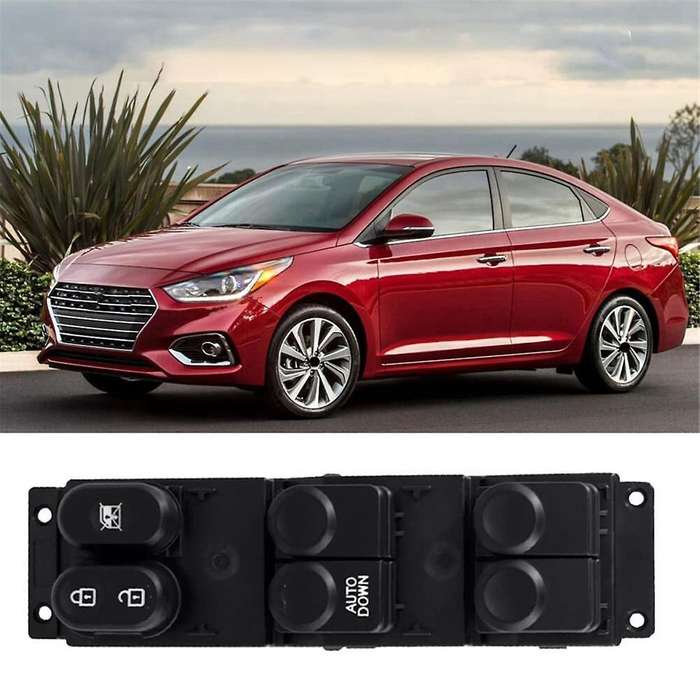 Car Front Left Side Electric Power Master Window Lift Control Switch 93570-1R210 for Accent 2015-201
