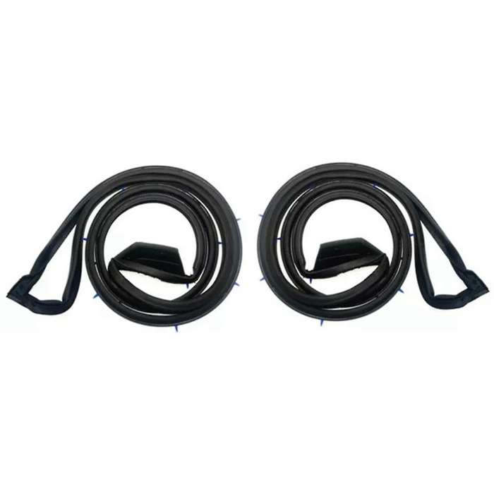 Car Front Left+Right Door Weatherstrip Seal 80830-3RA0A-A11 80831-3RA0A-A11 for Sentra 2013-2018 Rub