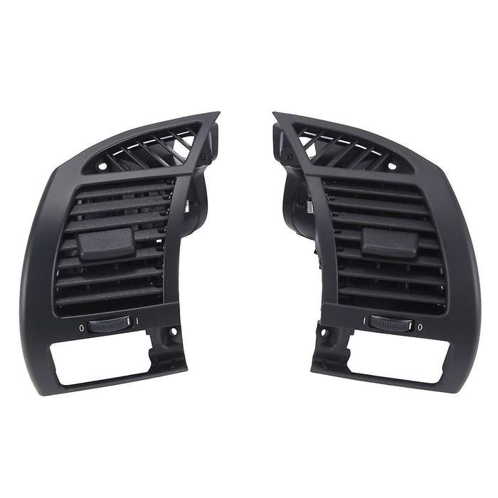 Car Front Lrft + Right Air Vent Outlet without Cup Holder for Z4 E85 E86 2002-2008 Black 6917906 691