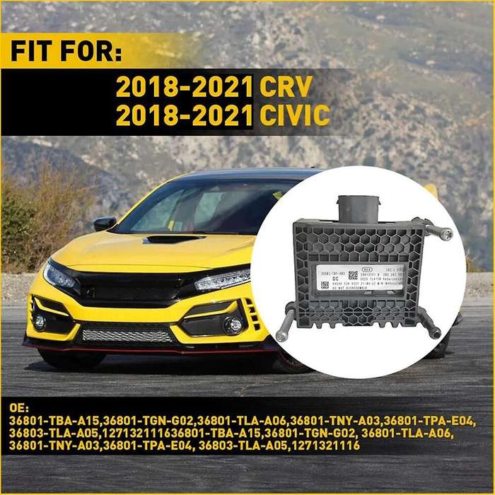 Car Front Radar Distance Sensor Cruise Control Unit 36801-TNY-A03 for -V 2017-2022 Cruise Radar Mod
