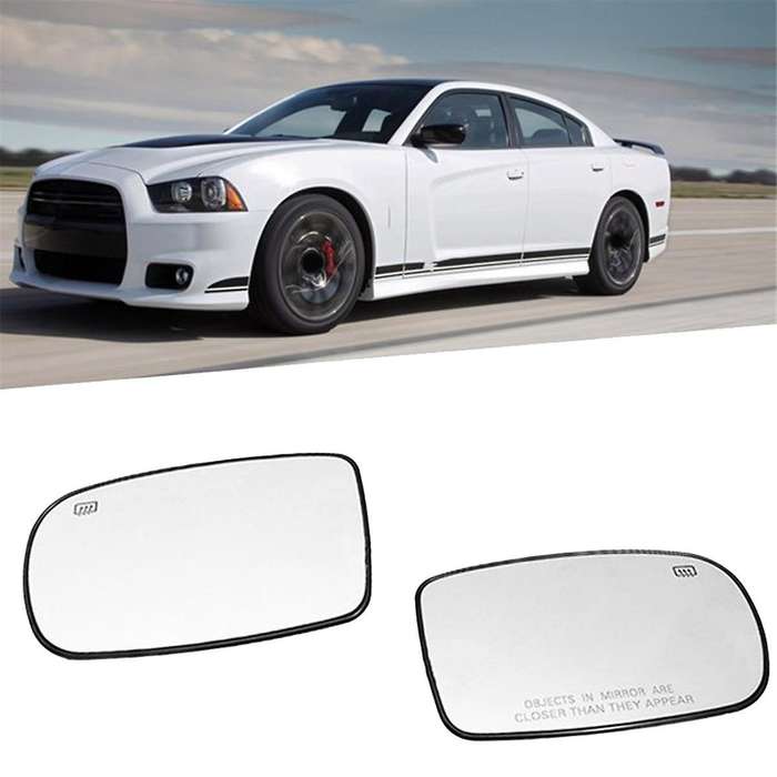Car Front Right Heated Side Door Wing Rearview Mirror Lens Glass for 200 2011-2014 300 2012-2017 68