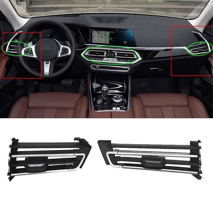 Car Front Right&left Ac Grill Outlet Clip Ac Slider Repair Kit for X5 G05 X6 G06 X7 G07 B
