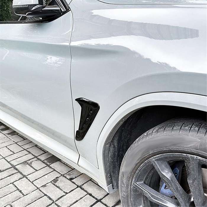 Car Front Side Air Outlet Cover Trim for X3 G01 X4 G02 2018+ Vent Gloss Black