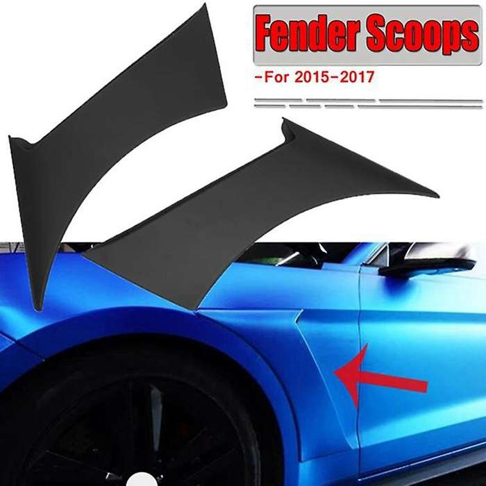 Car Front Side Door Scoops Frame Cover for GT350 Style 2015-2018 Scoops Cover