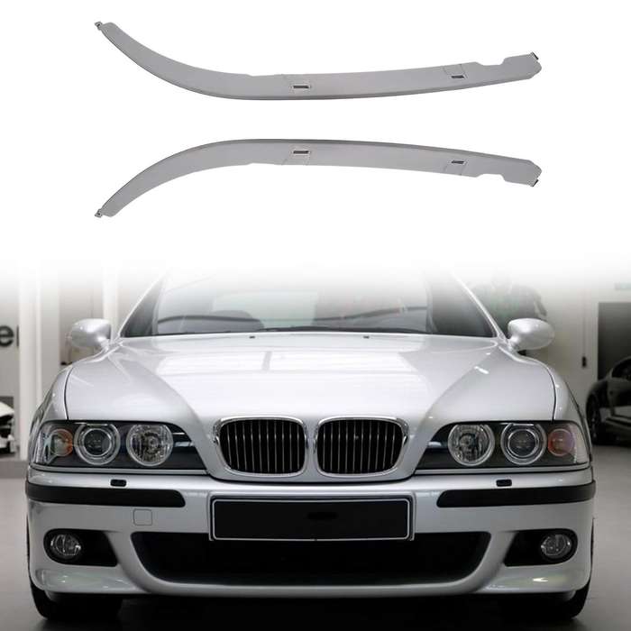 Car Front Side Headlight Lower Moulding Trim 51138168809 51138168810 for  5 Series E39 525I 528I 530