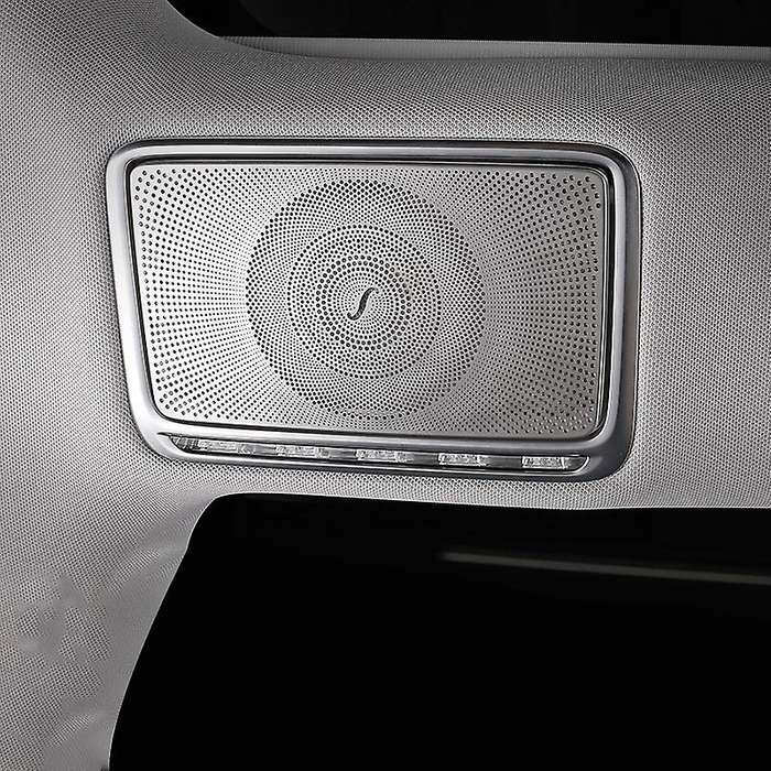Car Front Sun Visor Mirror Decoration Cover for C-Class W205 E-Class W213 GLC X253 2016-2020