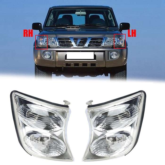 Car Front Turn Signal Lamp Light for Y60 Y61 2001-2003 Head Light Light Light Bumper Light