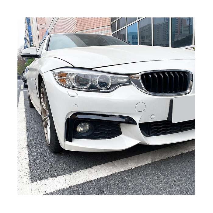 Car Front Upper Trims Splitters Spoiler Fog Lamp Cover for 4 Series F32 F33 F36 M-sport 2014-2020(b