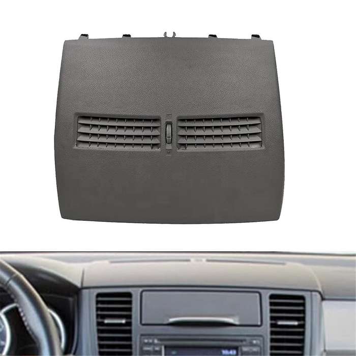Car Front Upper Top Center Dash A/C Air Vent Assembly for 2007-2012 C11 Tiida 2005-2011 Gray