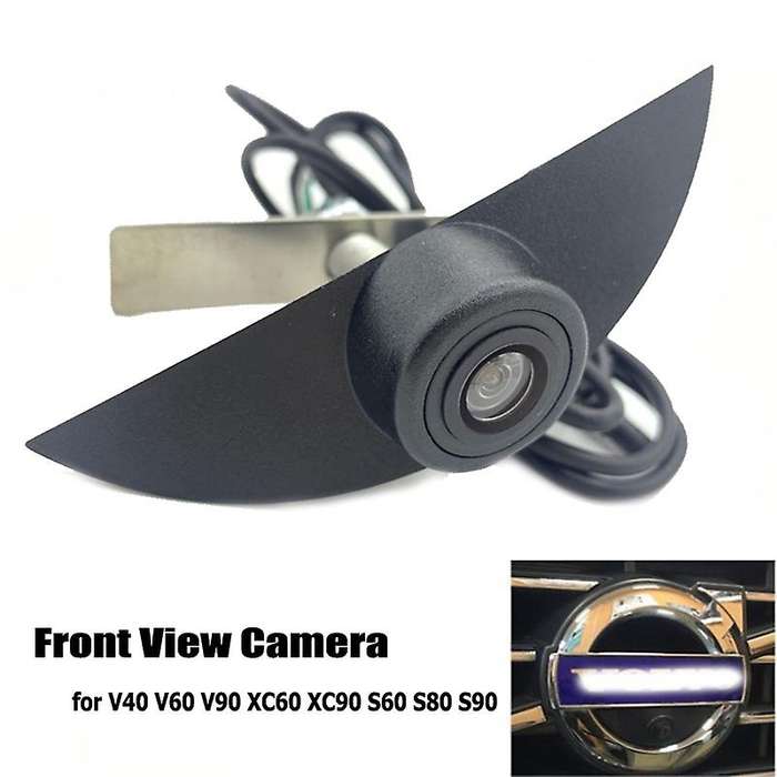 Car Front View Logo Embedded Backup Camera Parking System with CCD Waterproof IP67 for S90 S80 S40 X
