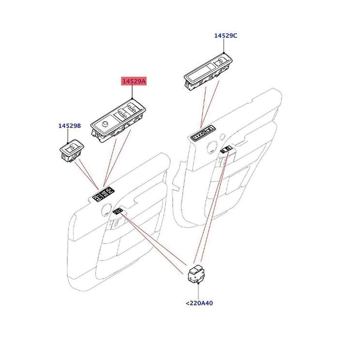 Car FRONT WINDOW SWITCH for 2013 SPORT 2014 LR123006