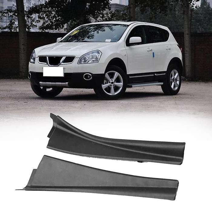 Car Front Windshield Wiper Side Trim Cover Water Deflector Cowl Plate Left Right Fit for Nissan Qas