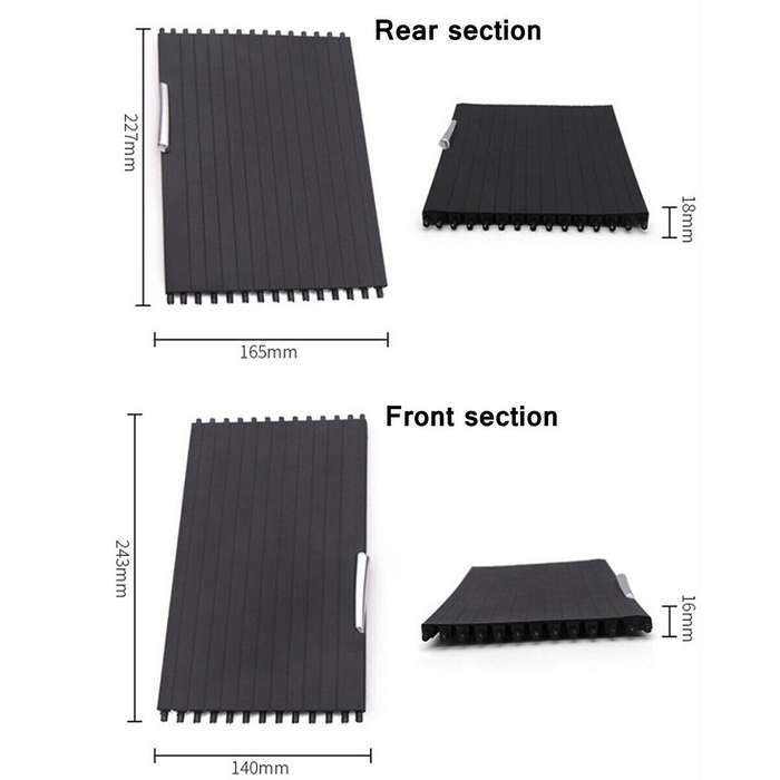 Car Front/rear Section Centre Console Cup Holder Roller Blind Cover for -bmw X5 X6 E70 E71 2007-201