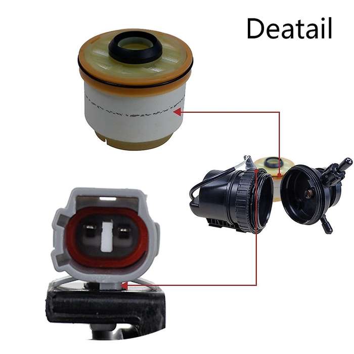 Car Fuel Filter Box with Filter 23300-0L041 23300-0L042 for
