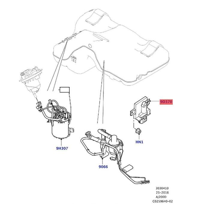 Car Fuel Pump Control Module LR097220 T4A16365 for Evoque Velar Sport 2.0& 3.0 FK729D370AF