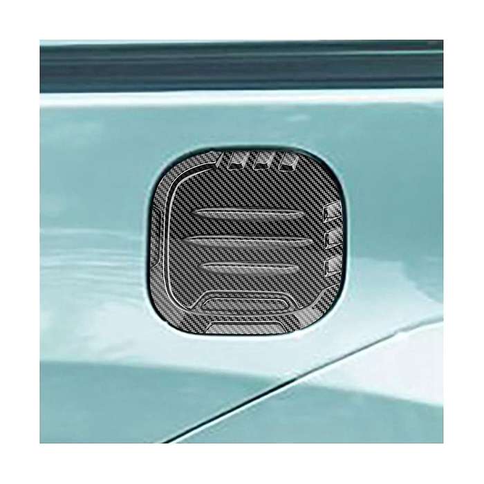 Car Fuel Tank Cap Cover Oil Fuel Cap Protective for SIENTA 10 Series 2022 2023 Carbon Fiber Pattern