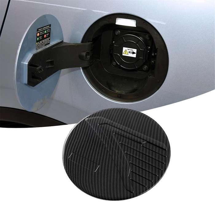 Car Fuel Tank Cap Petrol Cap Cover Trim Decoration Carbon Fiber Look for TANG
