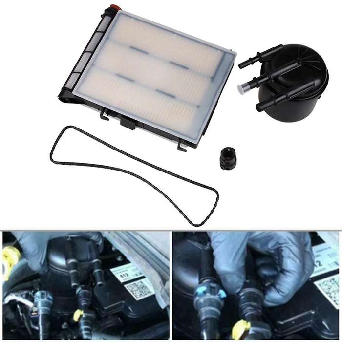 Car Fuel Water Filter Kit for F-450 F-550 6.7l 2017-2018 Hc3z-9n184-b Hc3z-9n184-c