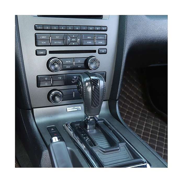 Car Gear Shift Head Decoration Cover Interior Accessories for 2010-2014 (carbon Fiber Abs)