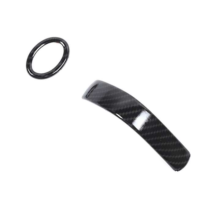 Car Gear Shift Head Decoration Cover Interior Accessories for 2010-2014 (carbon Fiber Abs)