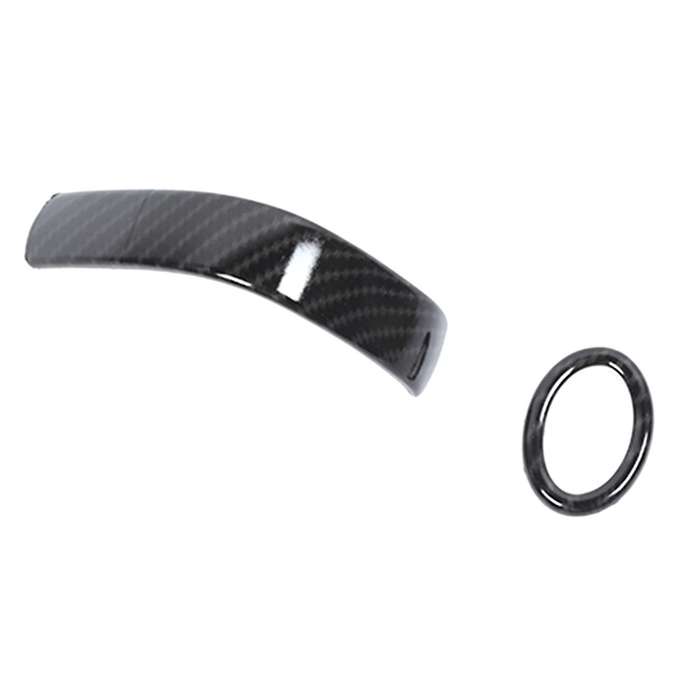 Car Gear Shift Head Decoration Cover Trim ABS Interior Accessories for 2010-2014 (Carbon Fiber)