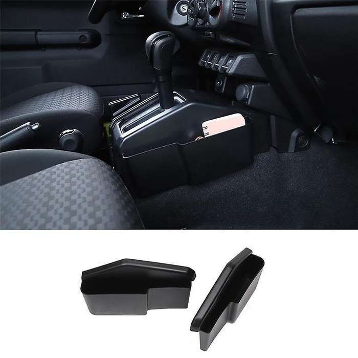 Car Gear Shift Storage Box Organizer for Suzuki Jimny Black