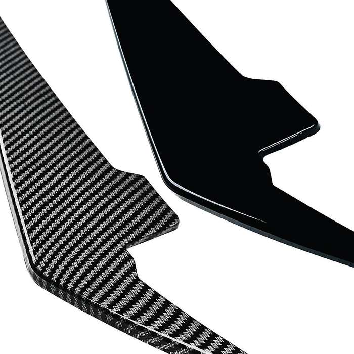 Car Gloss Black Front Bumper Side Canards Splitter Spoiler Fog Lamp Trim for G20 G21 2023+