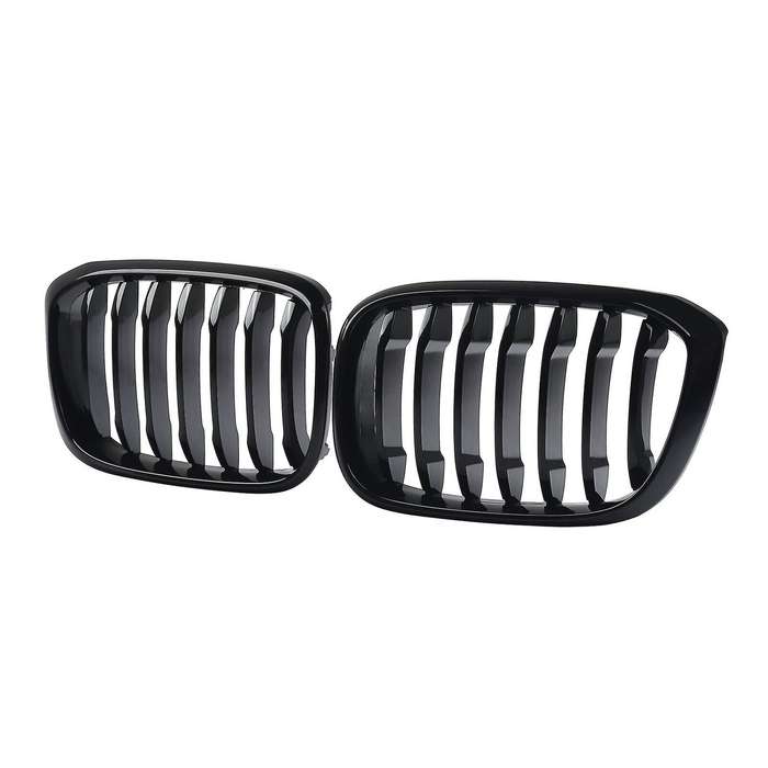 Car Gloss Black Front Hood Kidney Grille Grill for  X3 X4 G01 G02 2018-2020