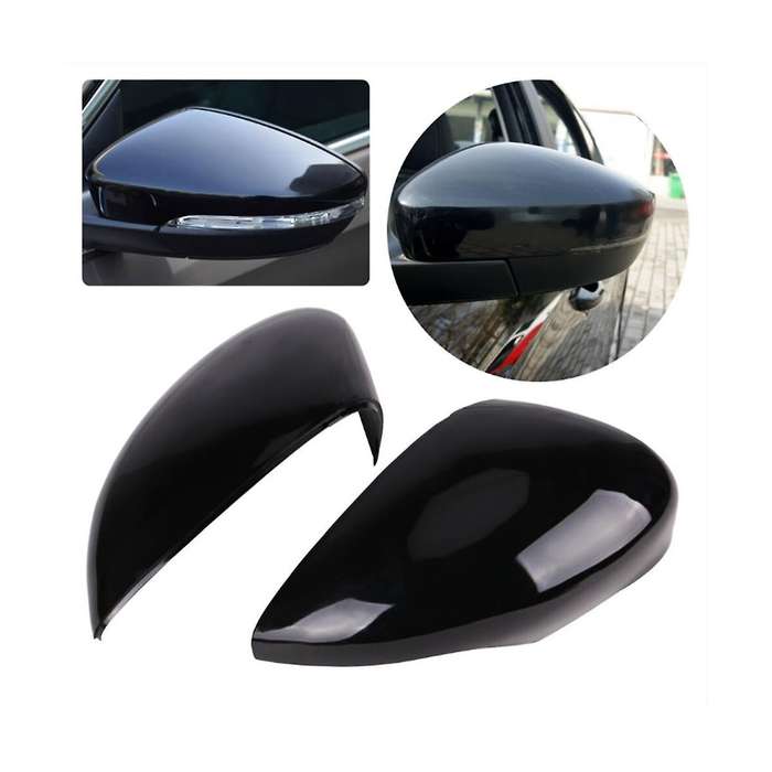 Car Gloss Black Wing Mirror Cover Cap for Fiesta 2009-2015 Side Wing Mirror Caps 8a6117k746ca 8a611