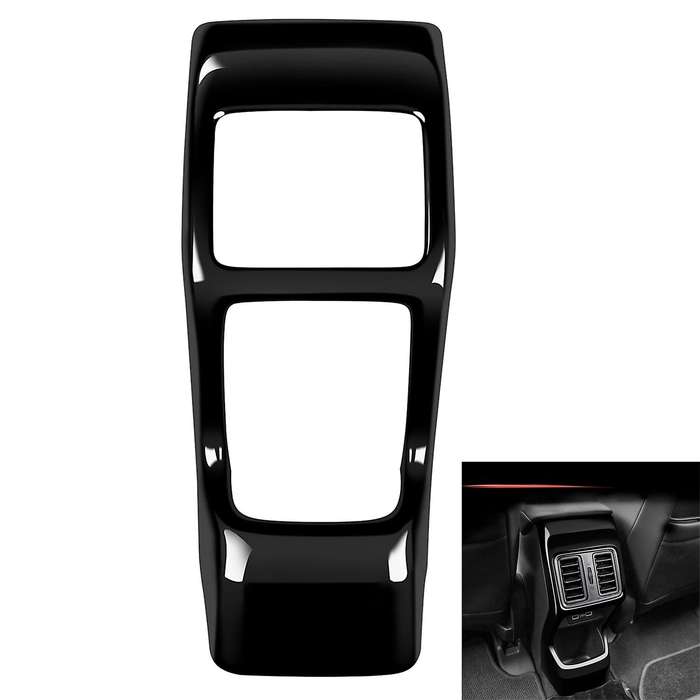 Car Glossy Black Rear Vent Outlet Frame Compatible Honda Vezel HRV 2021 2022
