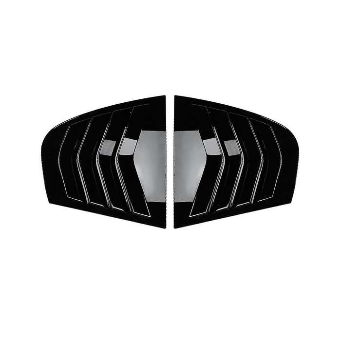 Car Glossy Black Rear Windows Triangle Louver Cover Sticker for 3series E90 320i 330i M3 2005-2011 C