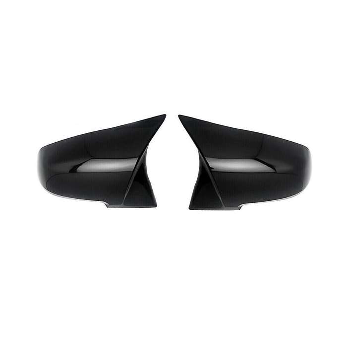 Car Glossy Black Rearview Side Mirror Cover for M2 F30 F20 I3 X1 Side Door Rearview Cover Caps