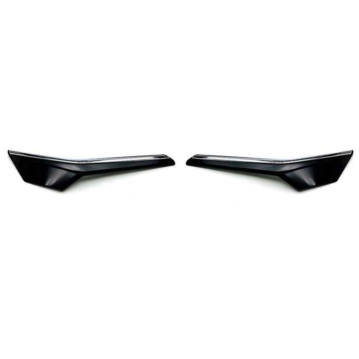 Car Glossy Black Upper Front Center Grille Moulding Strips Cover Trim for Yaris Ativ / Vois 2022 20