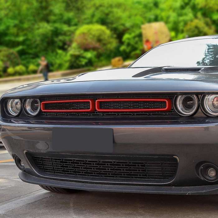 Car Grill Insert ABS Grill Cover Decoration Kit External Accessories for 2015-2019