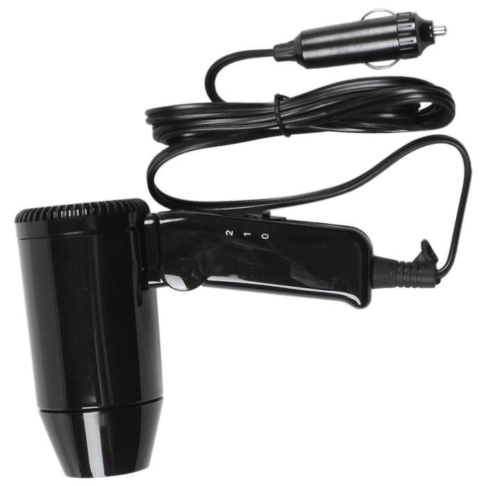 Car Hair Blow Dryer Heat Dc12v 216w Portable Foldable Blower Hot Wind for Travel Easy Storage Handl
