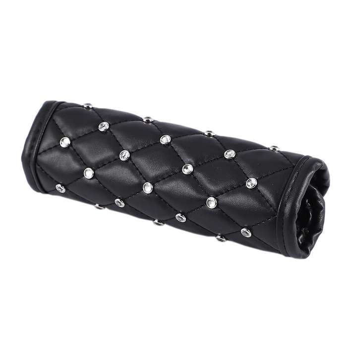 Car Handbrake Cover Black Crystal Sparkled Diamond Cover Interior Accessories Universal Car SUV Truc