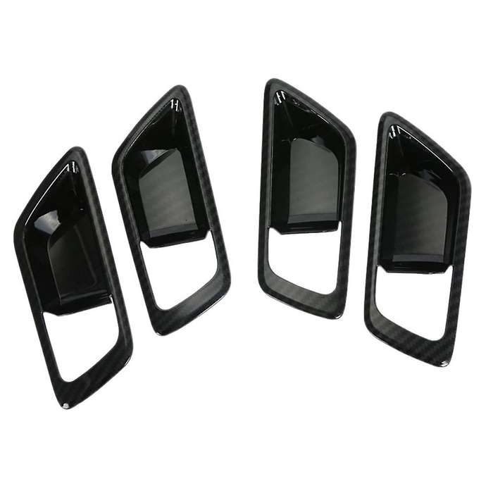 Car Handle Protective Cover Door Handle Outer Bowls Trim Accessories for C- 2016-2020 Carbon Fiber