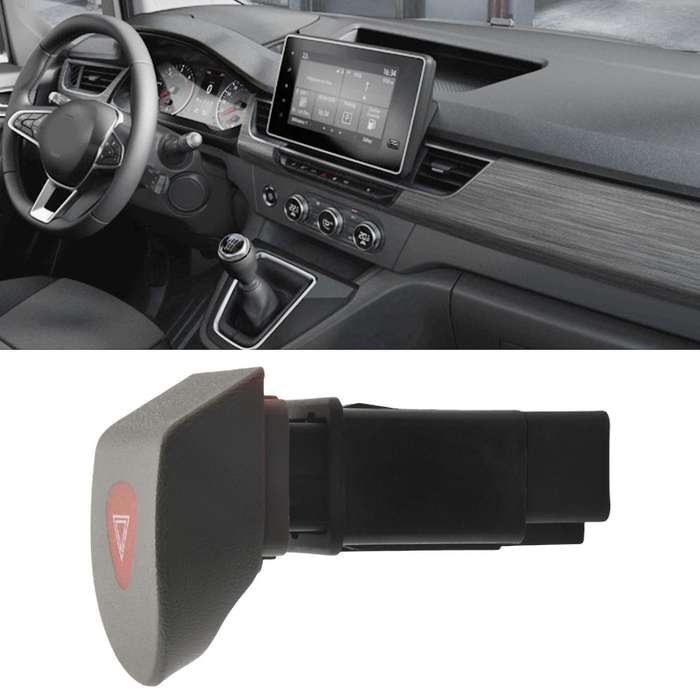 Car Hazard Emergency Light Flasher Switch Compatible Kangoo I 1997-2008 7700308821