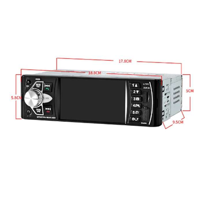 Car Hd 4.1inch Bluetooth Mp5 Player Reversing Screen Radio Player Universal 4022d+steering Wheel Re