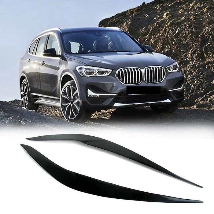 Car Head Light Eyelid Eyebrow Cover Trim for X1 F48 F49 16-18