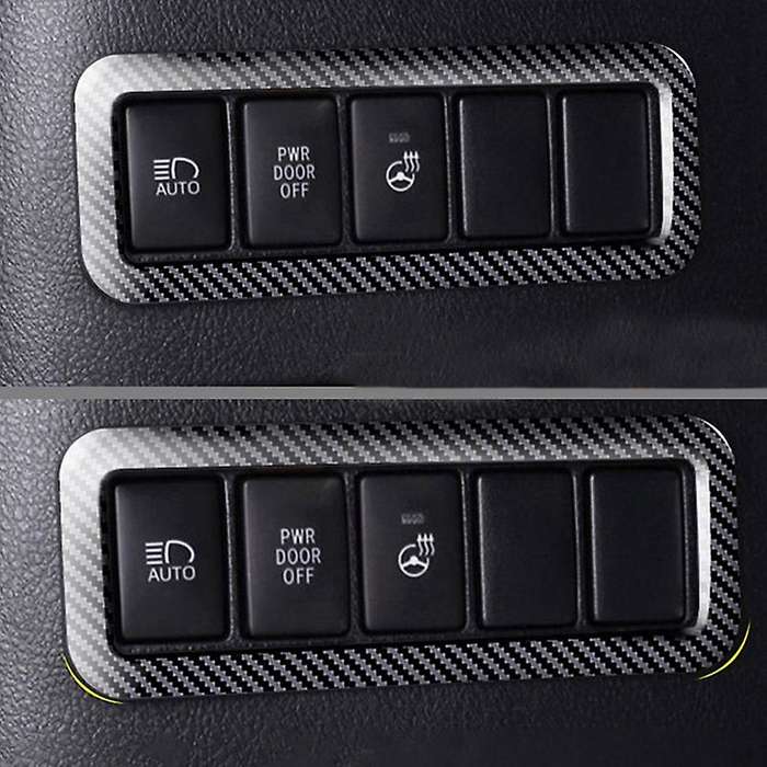 Car Headlight Adjustment Switch Headlight Control Decorative Frame Suitable for Alphard Vellfire 201
