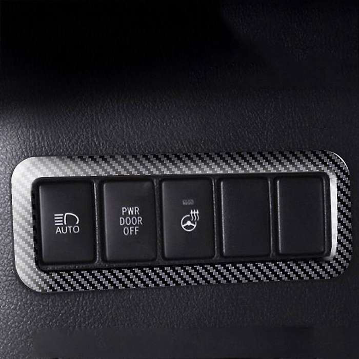 Car Headlight Adjustment Switch Headlight Control Decorative Frame Suitable for Alphard Vellfire 201