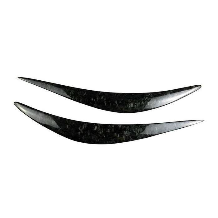 Car Headlight Eyebrows Trim Cover for Q50 Q50L 2014-2021 Light Lamp Eyelid Trim Stickers Forging Pat