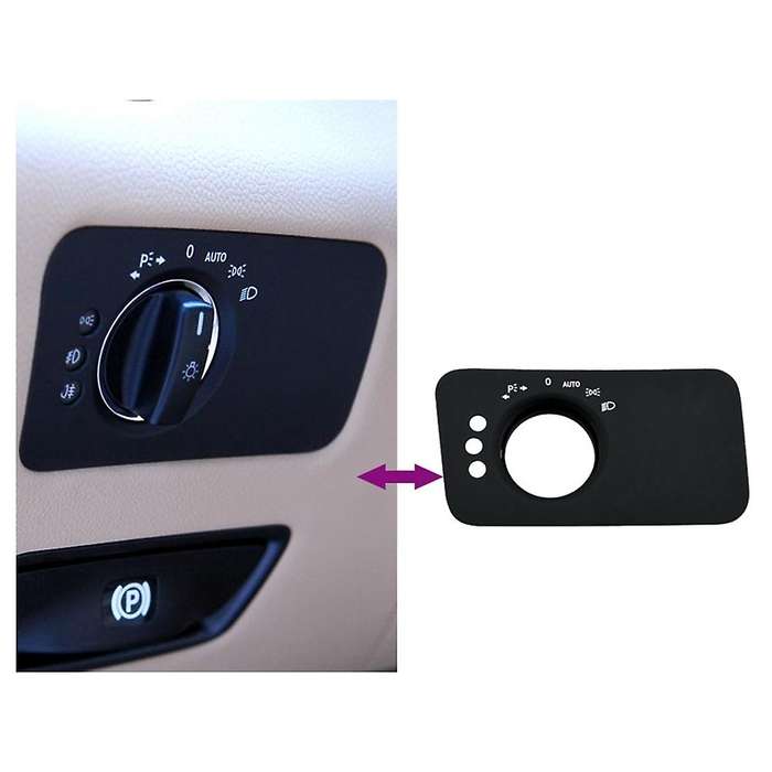 Car Headlight Fog Light Switch Cover Repair Cover for - Ml Gl Class W164 X164 07-11(3 Holes)